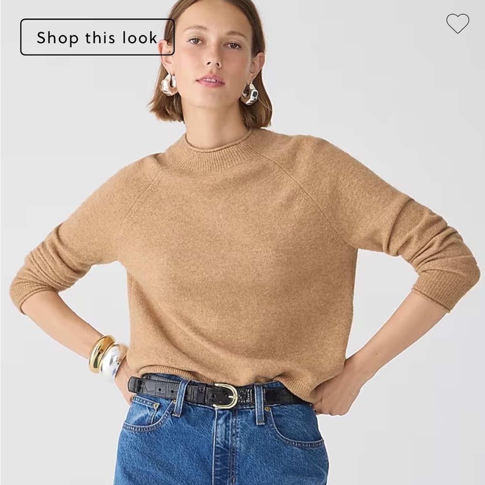 J. Crew Camel Sweater - NWOT